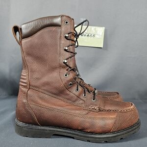 Cabela's Bison Classic Leather Moc Toe Insulated Gortex Hunting Boots Size 13D